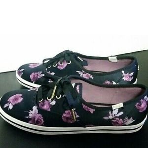 Keds×Kate Spade New York Black Rose Symphony Satin